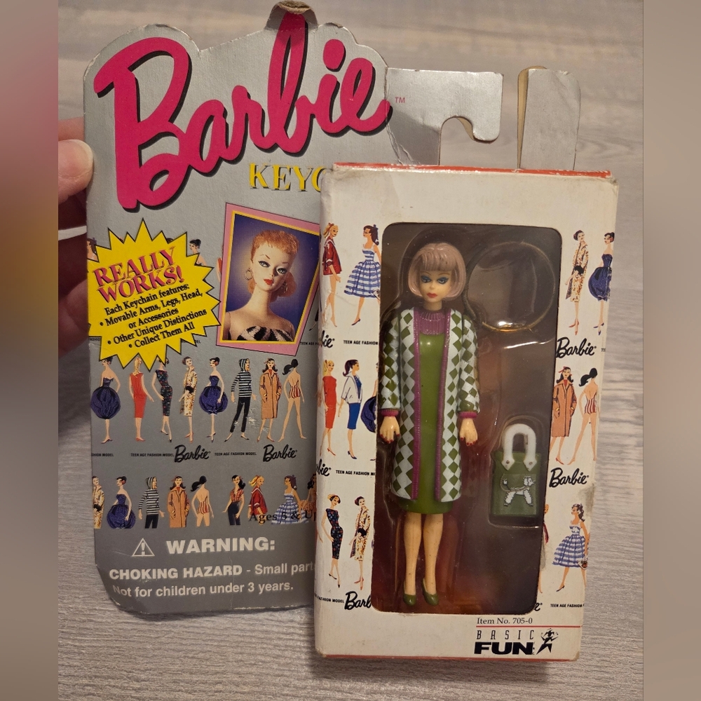 Collectible 1965 Poodle Parade Barbie Keychain